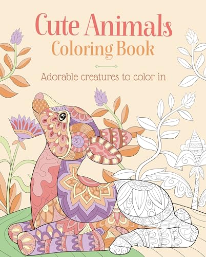 Stock image for Cute Animals Coloring Book: Adorable Creatures to Color In (Sirius Creative Coloring) for sale by HPB-Ruby