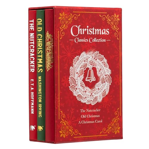 Stock image for Christmas Classics Collection: The Nutcracker, Old Christmas, A Christmas Carol (Deluxe 3-Book Boxed Set) for sale by Revaluation Books