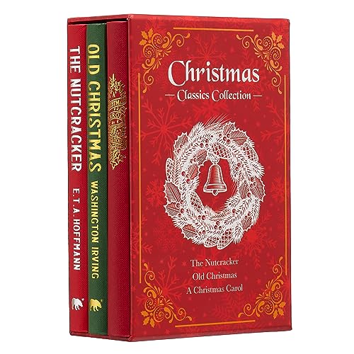Imagen de archivo de Christmas Classics Collection: The Nutcracker, Old Christmas, A Christmas Carol (Deluxe 3-Book Boxed Set) a la venta por GF Books, Inc.