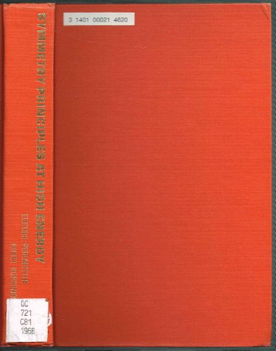 Beispielbild fr Symmetry Principles At High Energy.; Fifth Coral Gables Conference, January 24-26, 1968 zum Verkauf von J. HOOD, BOOKSELLERS,    ABAA/ILAB