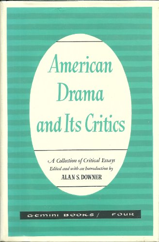 Beispielbild fr american drama and its critics zum Verkauf von Dunaway Books