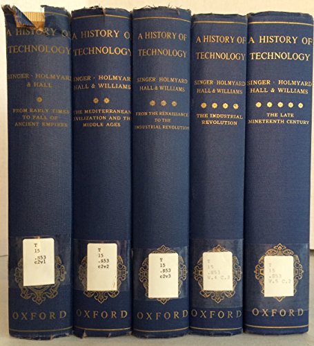 9781399587921: History of Technology (5 Volumes)