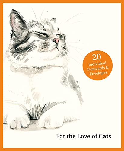 Stock image for For the Love of Cats: 20 Individual Notecards and Envelopes for sale by Russell Books