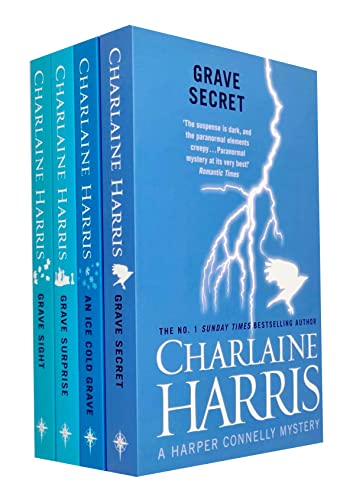 Stock image for Harper Connelly Series Books 1 - 4 Collection Set By Charlaine Harris (Grave Sight, Grave Surprise, An Ice Cold Grave & Grave Secret) for sale by GF Books, Inc.