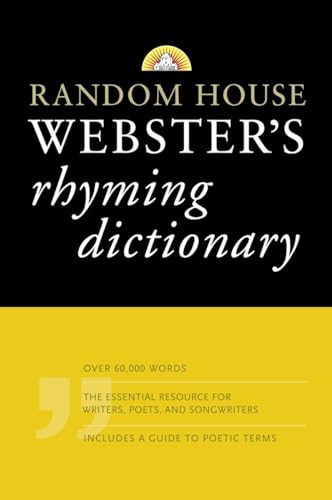 Beispielbild fr Random House Webster's Rhyming Dictionary zum Verkauf von Dream Books Co.