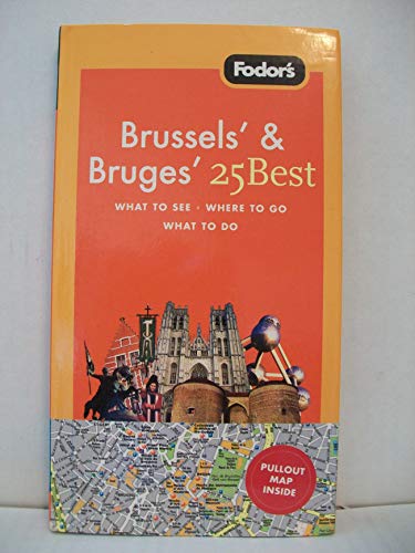 9781400018253: Fodor's Brussels' & Bruges' 25 Best: 4 (Full-Color Travel Guide)