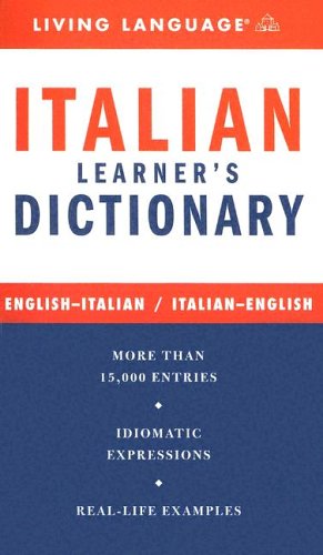 Beispielbild fr Italian Learner's Dictionary (English and Italian Edition) zum Verkauf von SecondSale