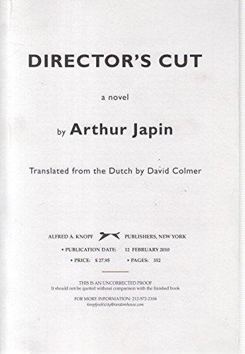 Stock image for Director's Cut [SIGNED COPY, FIRST PRINTING] for sale by MostlySignedBooks