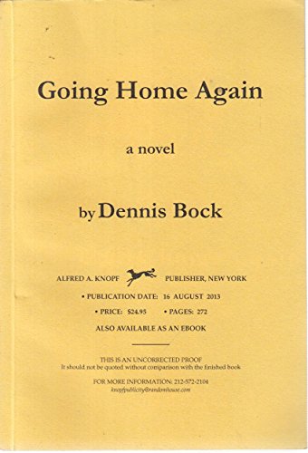 Stock image for Going Home Again for sale by Better World Books: West