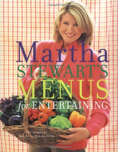 Imagen de archivo de Martha Stewart's Menus for Entertaining a la venta por SecondSale
