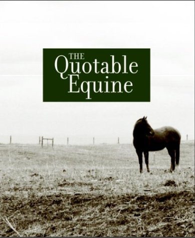 9781400052066: The Quotable Equine Tri-fold Vertical Note Cards (Potter Style)