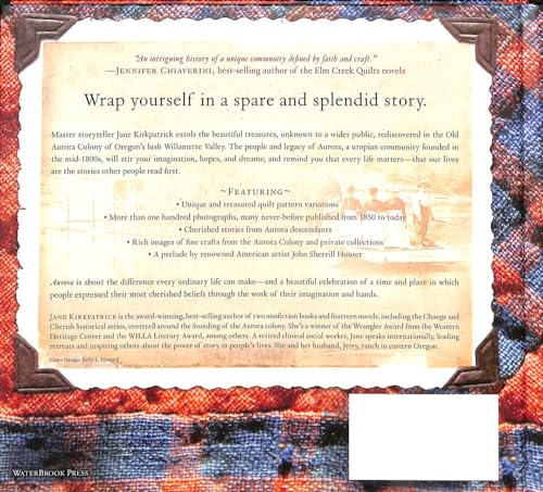 9781400074280: Aurora: An American Experience in Quilt, Community, and Craft: An American Experience in Quilt and Craft