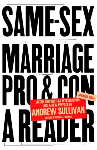 Imagen de archivo de Same-Sex Marriage: Pro and Con: A Reader a la venta por Wonder Book