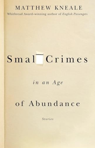 Beispielbild fr Small Crimes in an Age of Abundance zum Verkauf von More Than Words