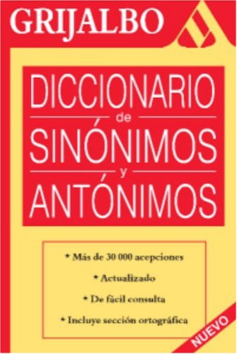 9781400092840: DICCIONARIO de SINONIMOS y ANTONIMOS / Dictionary of Synonyms and Antonyms