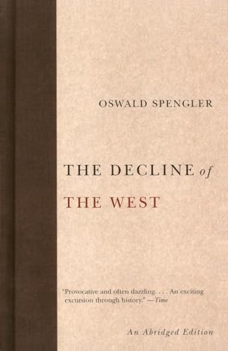 Imagen de archivo de The Decline of the West (Abridged) a la venta por Coas Books