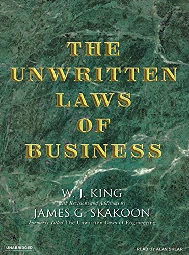 Stock image for The Unwritten Laws of Business for sale by Wonder Book