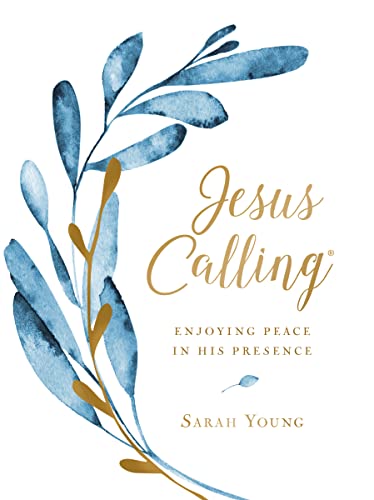 Beispielbild fr Jesus Calling, Large Text Cloth Botanical, with Full Scriptures: Enjoying Peace in His Presence (a 365-Day Devotional) zum Verkauf von WorldofBooks