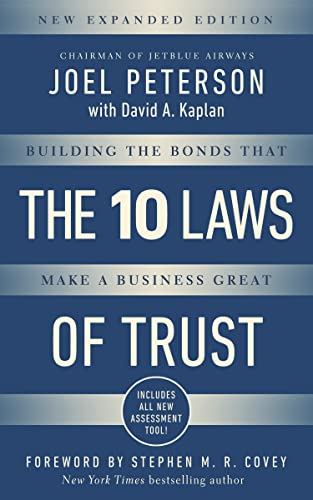 Imagen de archivo de 10 Laws of Trust: Building the Bonds That Make a Business Great a la venta por Revaluation Books