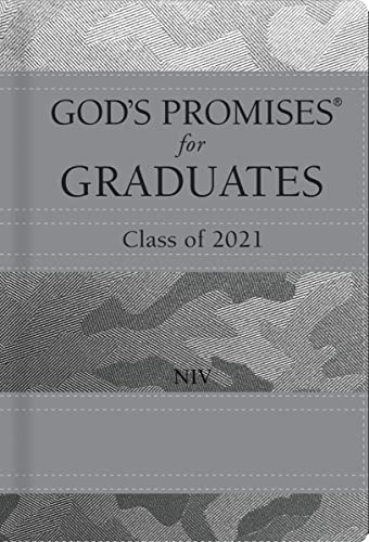 Stock image for God's Promises for Graduates: Class of 2021 - Silver Camouflage NIV: New International Version for sale by SecondSale