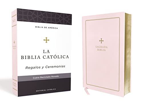 Stock image for La Biblia Catolica: Rosa, Cuero Reciclado - Biblia Catlica Para Regalos Y Ceremonias for sale by Revaluation Books