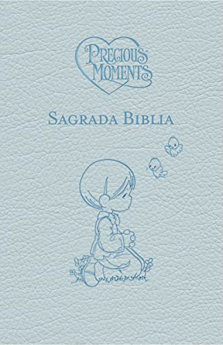 Stock image for Precious Moments La Biblia Catolica: Leathersoft, Azul Comfort Print, Illustrated, Texto a dos colores for sale by Revaluation Books