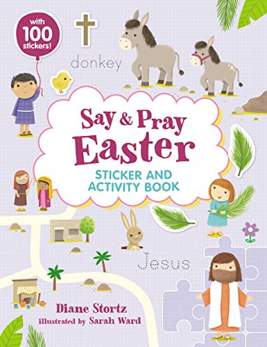 Beispielbild fr Say and Pray Bible Easter Sticker and Activity Book zum Verkauf von Orion Tech