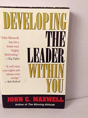 Imagen de archivo de Developing the Leader Within You a la venta por Isle of Books