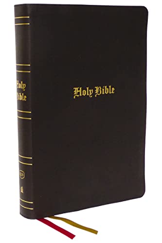 Stock image for KJV Holy Bible: Super Giant Print with 43,000 Cross References, Brown Bonded Leather, Red Letter, Comfort Print: King James Version for sale by Books-FYI, Inc.
