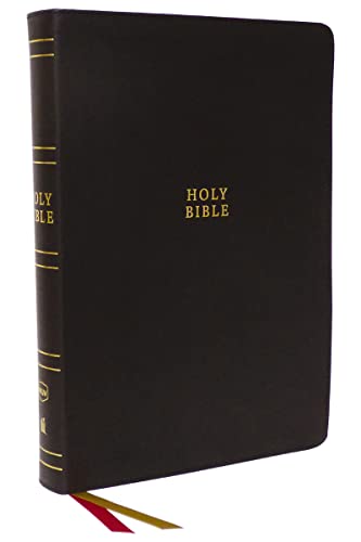 Beispielbild fr NKJV Holy Bible, Super Giant Print Reference Bible, Brown Bonded Leather, 43,000 Cross References, Red Letter, Comfort Print: New King James Version zum Verkauf von GF Books, Inc.