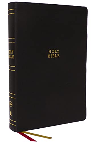 9781400331437: NKJV Holy Bible, Super Giant Print Reference Bible, Black Genuine Leather, 43,000 Cross References, Red Letter, Comfort Print: New King James Version