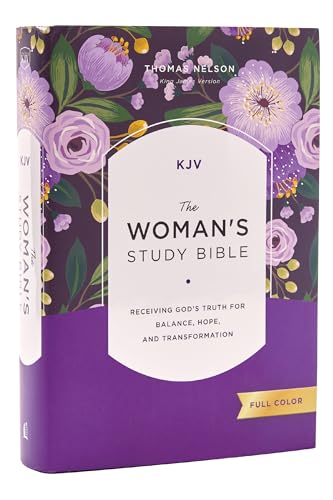 Beispielbild fr KJV, The Woman's Study Bible, Hardcover, Red Letter, Full-Color Edition, Comfort Print: Receiving God's Truth for Balance, Hope, and Transformation zum Verkauf von GF Books, Inc.