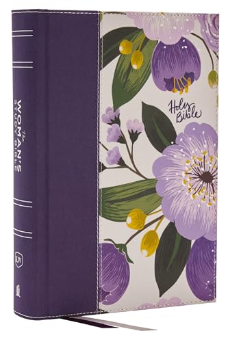 9781400332403: KJV, The Woman's Study Bible, Purple Floral Cloth over Board, Red Letter, Full-Color Edition, Comfort Print: Receiving God's Truth for Balance, Hope, and Transformation