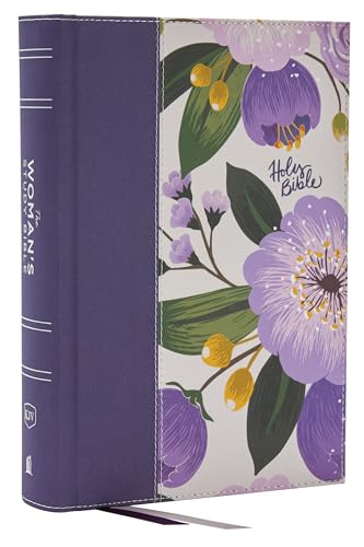 Stock image for KJV, The Woman's Study Bible, Purple Floral Cloth over Board, Red Letter, Full-Color Edition, Comfort Print: Receiving God's Truth for Balance, Hope, and Transformation for sale by GF Books, Inc.