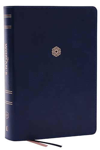 Stock image for KJV, The Woman's Study Bible, Blue Leathersoft, Red Letter, Full-Color Edition, Comfort Print: Receiving God's Truth for Balance, Hope, and Transformation for sale by GF Books, Inc.