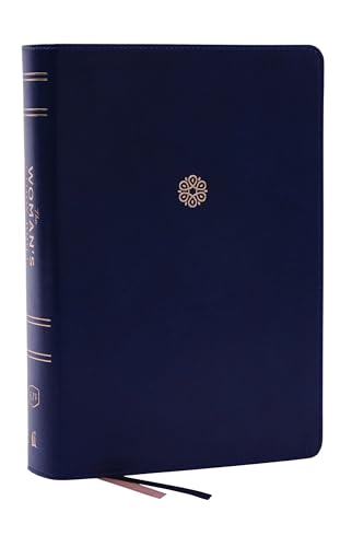 Stock image for Kjv, the Woman's Study Bible, Blue Leathersoft, Red Letter, Full-Color Edition, Comfort Print (Thumb Indexed): Receiving God's Truth for Balance, Hope for sale by ThriftBooks-Atlanta
