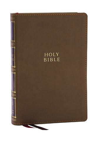 Beispielbild fr KJV Holy Bible: Compact Bible With 43,000 Center-Column Cross References, Brown Leathersoft, Red Letter, Comfort Print: King James Version zum Verkauf von Blackwell's