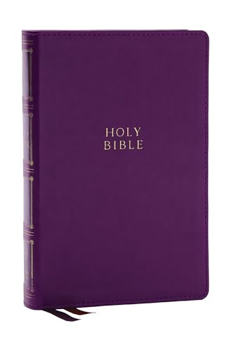 Beispielbild fr KJV Holy Bible: Compact Bible With 43,000 Center-Column Cross References, Purple Leathersoft, Red Letter, Comfort Print: King James Version zum Verkauf von Blackwell's