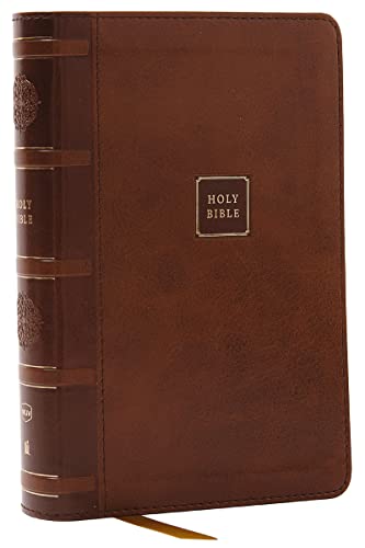 Beispielbild fr NKJV Compact Paragraph-Style Bible w/ 43,000 Cross References, Brown Leathersoft, Red Letter, Comfort Print: Holy Bible, New King James Version: Holy Bible, New King James Version zum Verkauf von Books-FYI, Inc.