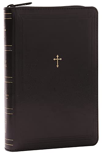 Beispielbild fr NKJV Compact Paragraph-Style Bible W/ 43,000 Cross References, Black Leathersoft with Zipper, Red Letter, Comfort Print: Holy Bible, New King James Ve zum Verkauf von ThriftBooks-Atlanta