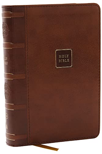 9781400333462: KJV Compact Bible w/ 43,000 Cross References, Brown Leathersoft, Red Letter, Comfort Print: Holy Bible, King James Version: Holy Bible, King James Version