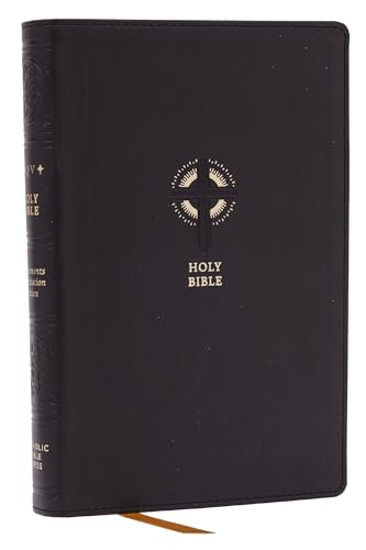 Stock image for Holy Bible: New Revised Standard Version, Sacraments of Initiation Catholic Bible, Black, Leathersoft, Comfort Print, Anglicized Text for sale by Revaluation Books