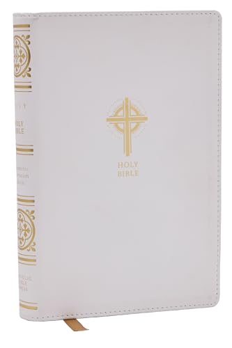 Stock image for Holy Bible: New Revised Standard Version, White, Leathersoft, Catholic Commemorative Edition, Anglicised Text for sale by Revaluation Books