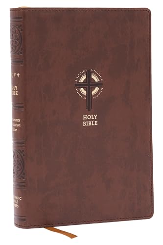 Stock image for Holy Bible: New Revised Standard Version, Brown, Leathersoft, Catholic Commemorative Edition, Anglicised Text for sale by Revaluation Books