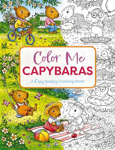 Imagen de archivo de Color Me Capybaras: A Capy-tivating Coloring Book a la venta por GF Books, Inc.