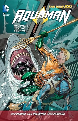 Stock image for Aquaman Vol. 5: Sea of Storms (The New 52) for sale by Half Price Books Inc.