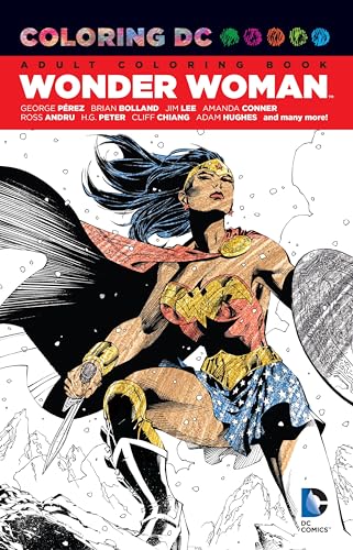 Beispielbild fr Wonder Woman Adult Coloring Book zum Verkauf von ZBK Books