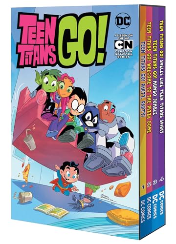 Imagen de archivo de Teen Titans Go!: Party Party! / Welcome to the Pizza Dome / Mumbo Spirit / Smells Like Teen Titans Spirit a la venta por Goodwill Books