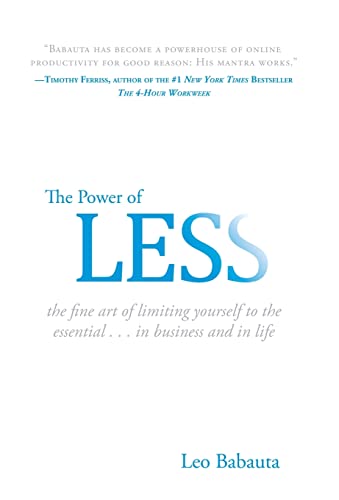 Imagen de archivo de The Power of Less: The Fine Art of Limiting Yourself to the Essential.in Business and in Life a la venta por Goodwill