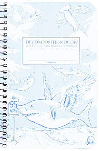 Beispielbild fr Flying Sharks: Pocket Size Decomposition Notebook: College-ruled ~ Spirialbound zum Verkauf von BookEnds Bookstore & Curiosities